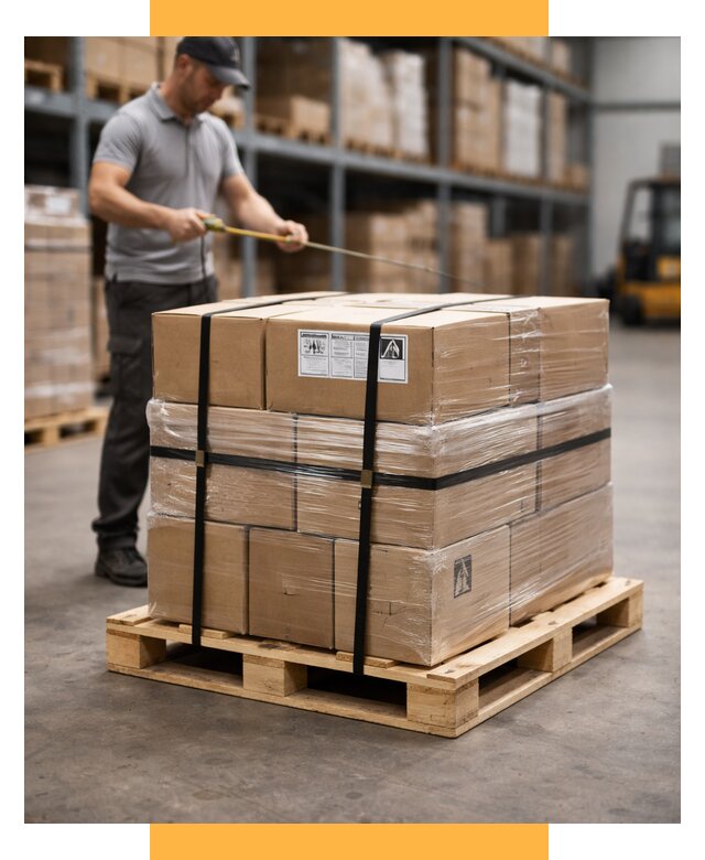 Упаковка и паллетирование грузов от 3631 р. | СетСервис-Пшк