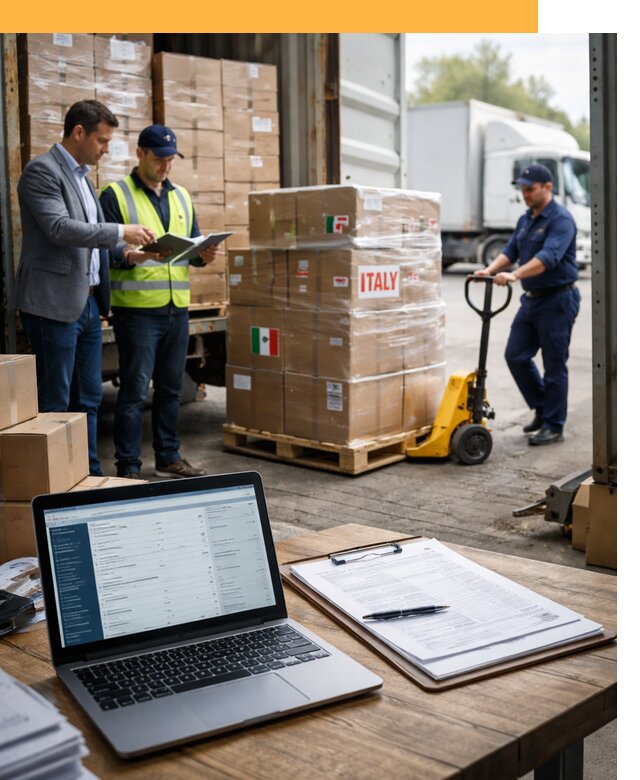 Доставка грузов из Италии: морские и авиаперевозки от 18671