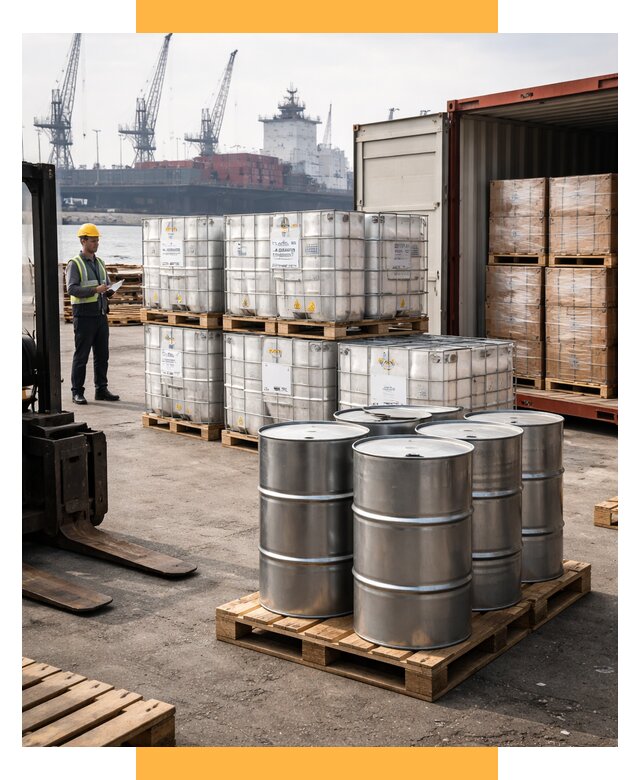 Доставка химического сырья из Индии от 259325 р. | СетСервис-Пшк