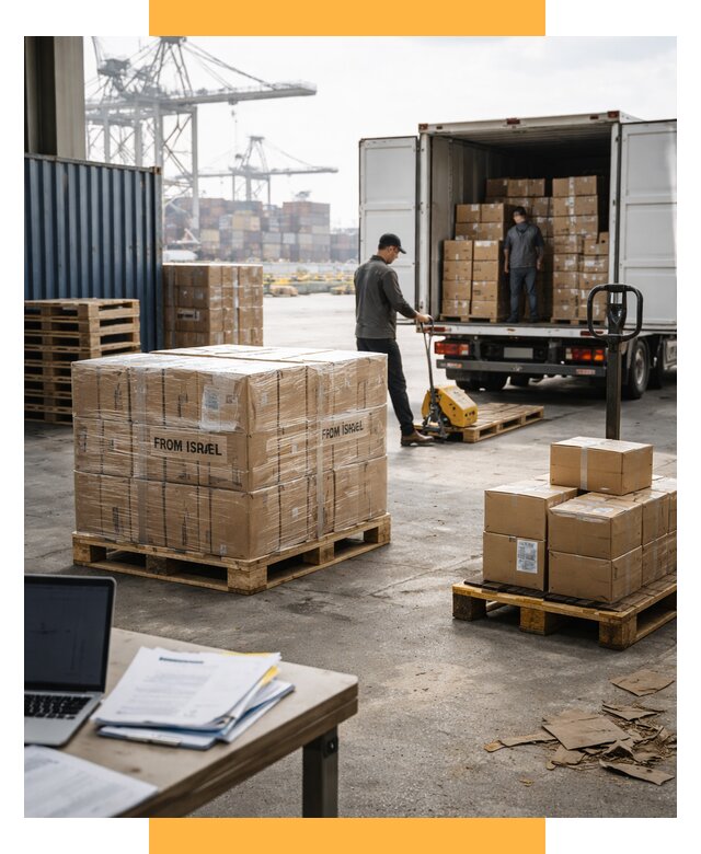 Доставка грузов из Израиля от 15560 р., логистика от СетСервис-Пшк