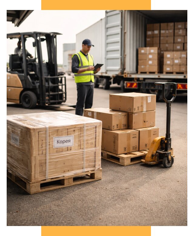 Доставка грузов в Корею из России от 36306 р. | СетСервис-Пшк