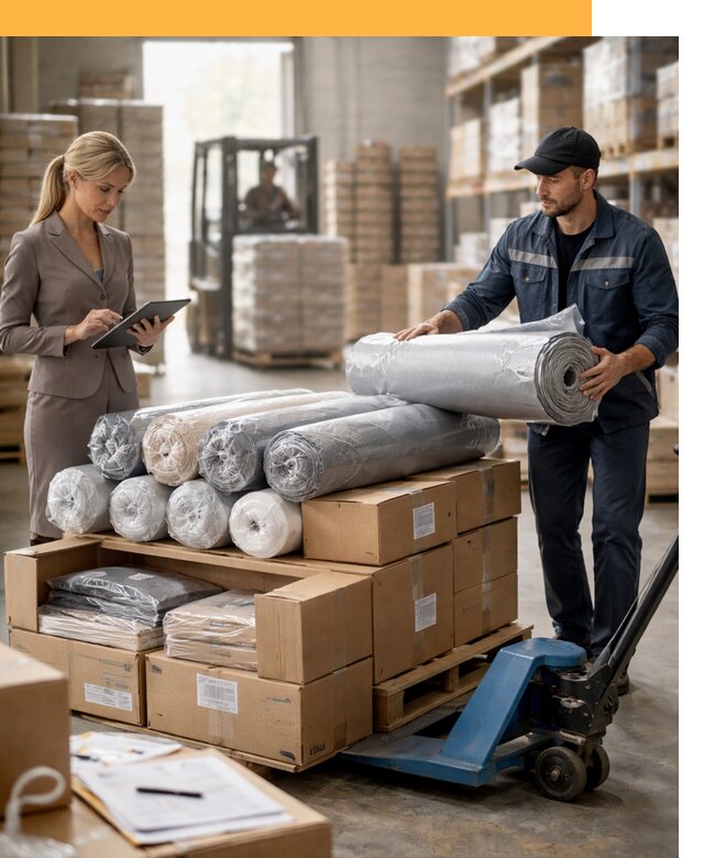 Перевозка текстиля по миру от 15560 руб. с таможней и страхованием