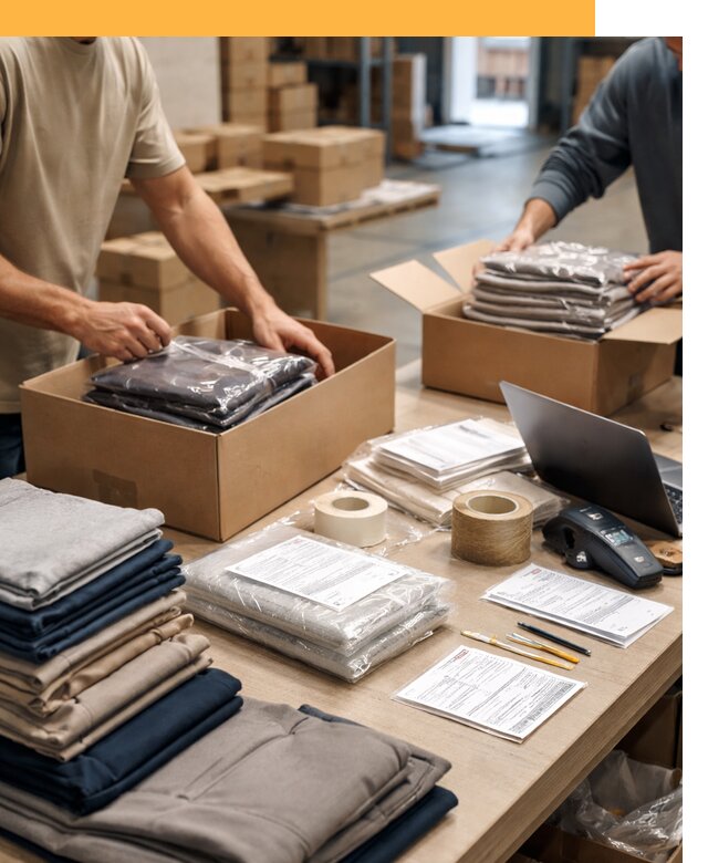 Перевозка одежды по миру от 7780 руб. с таможенным оформлением