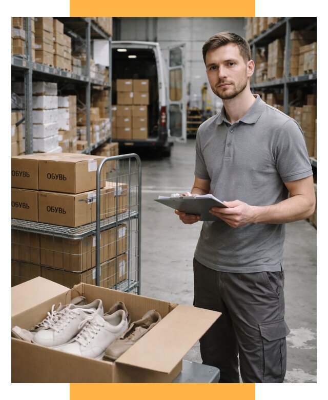 Доставка обуви из Китая и Турции от 4668 р. СетСервис-Пшк