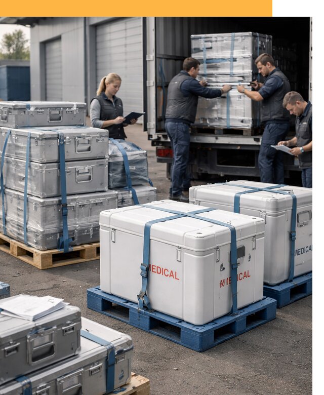 Перевозка медицинского оборудования по всему миру от 15560 руб