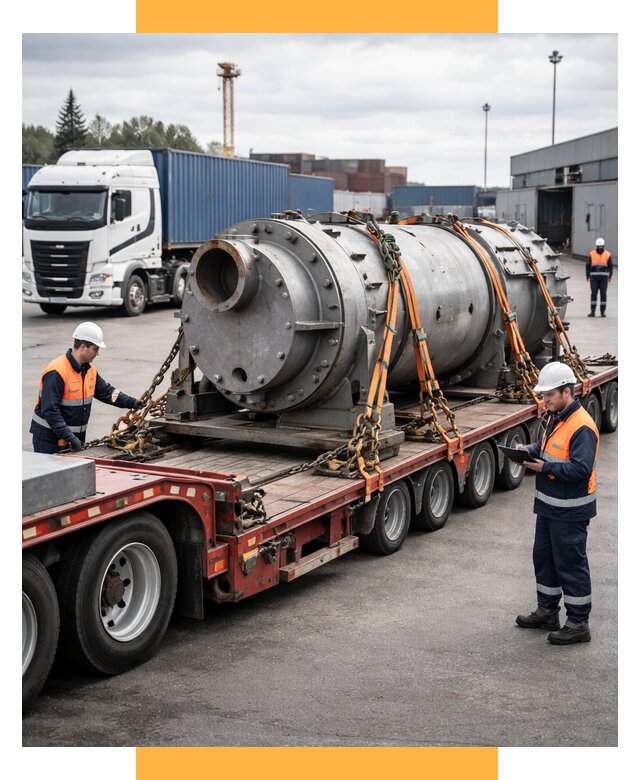 Перевозка тяжеловесных грузов под ключ от 155595 р. | СетСервис-Пшк