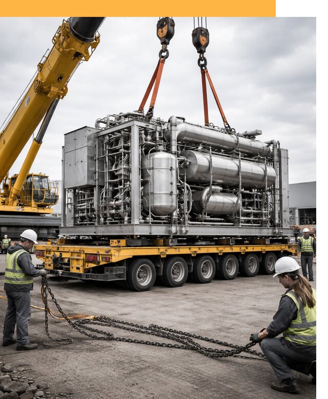 Перевозка тяжеловесных грузов по миру от 155595 руб