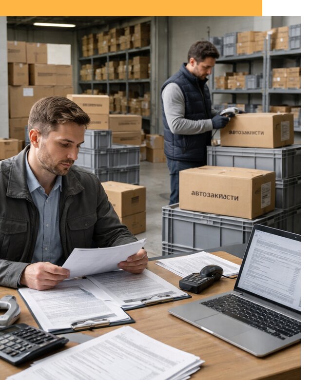 Таможенное оформление автозапчастей по выгодным тарифам от 8817