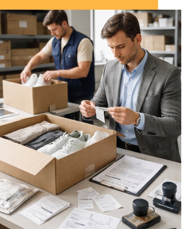 Таможенное оформление одежды и обуви по выгодной цене от 6742 руб